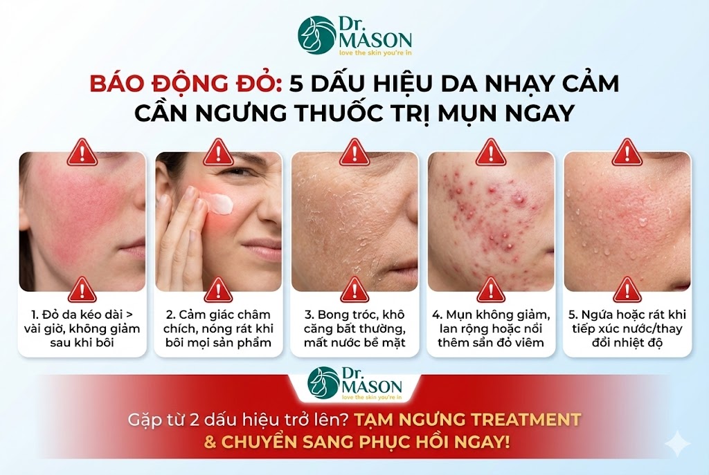 báo động đỏ cần ngưng thuốc ngay khi gặp vấn đề