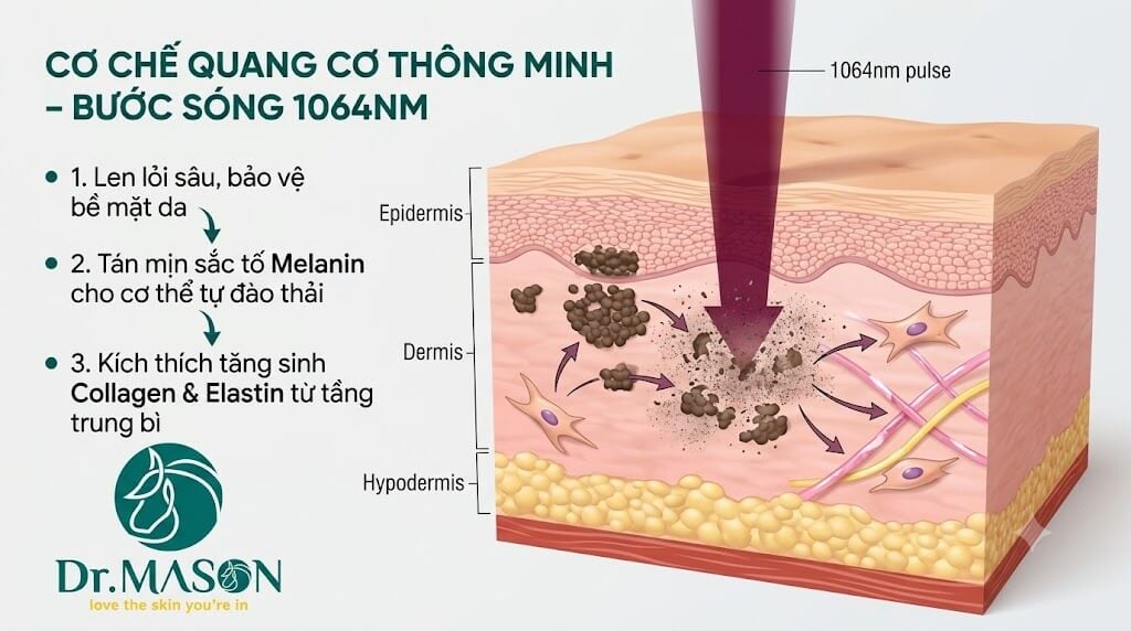 Cơ chế tác động Laser Toning
