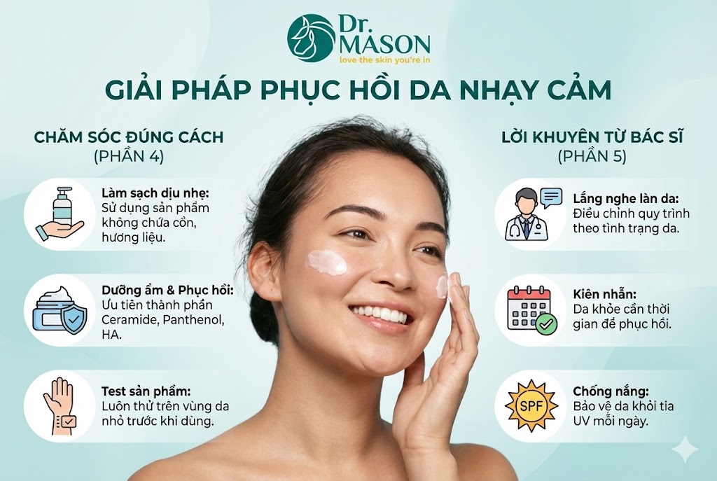 giải pháp cho da nhạy cảm