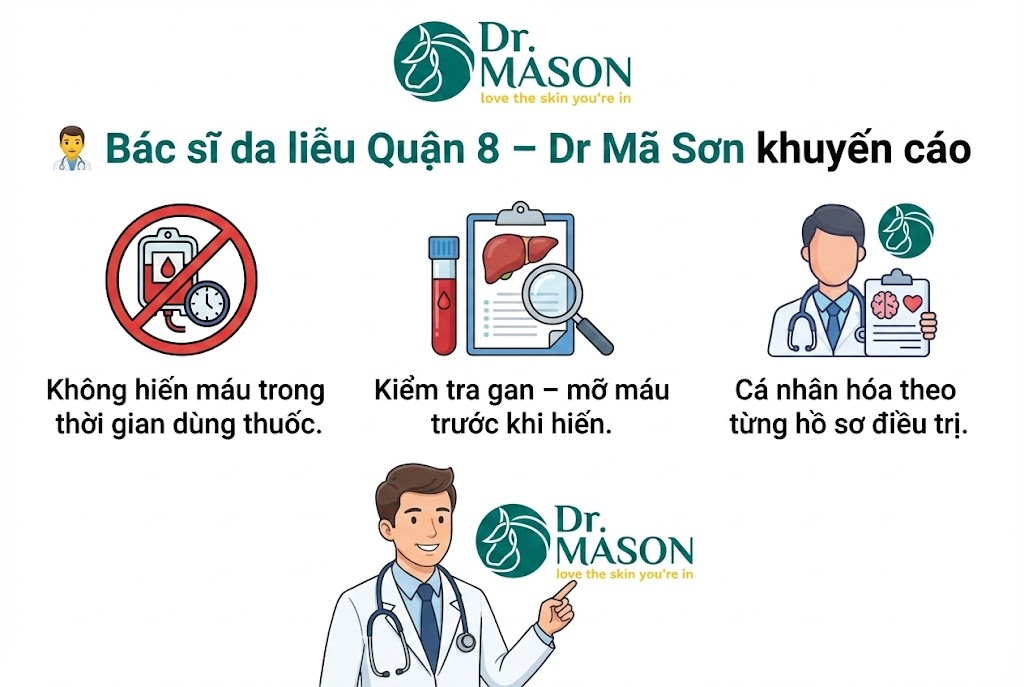 Bác sĩ da liễu quận 8 khuyến cáo