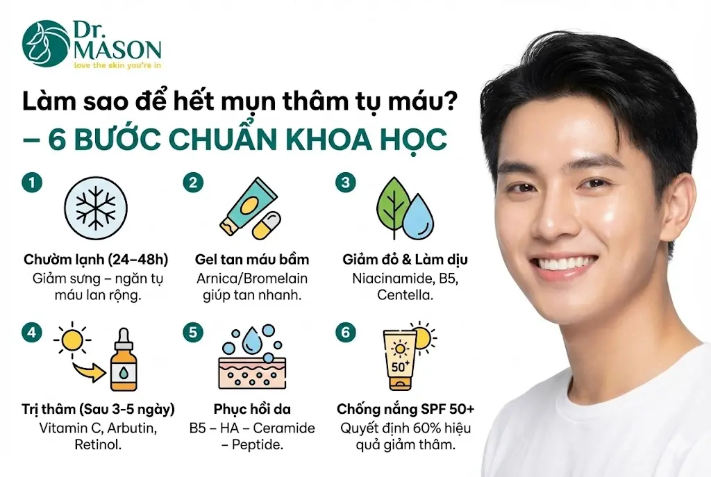 làm sao hết máu tụ máu bầm- 6 cách y khoa
