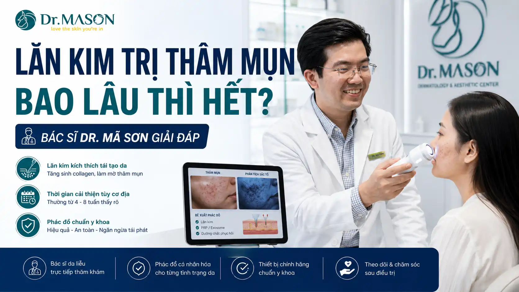 Cơ chế lăn kim trị thâm mụn