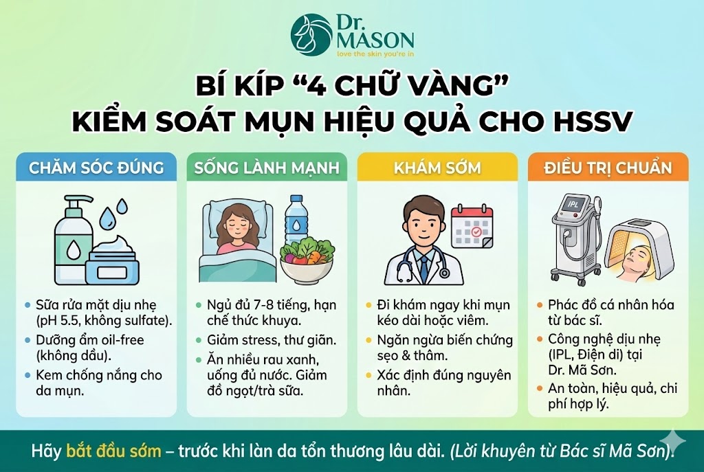 bí kip kiểm soát mụn hiệu quả cho tuổi teen