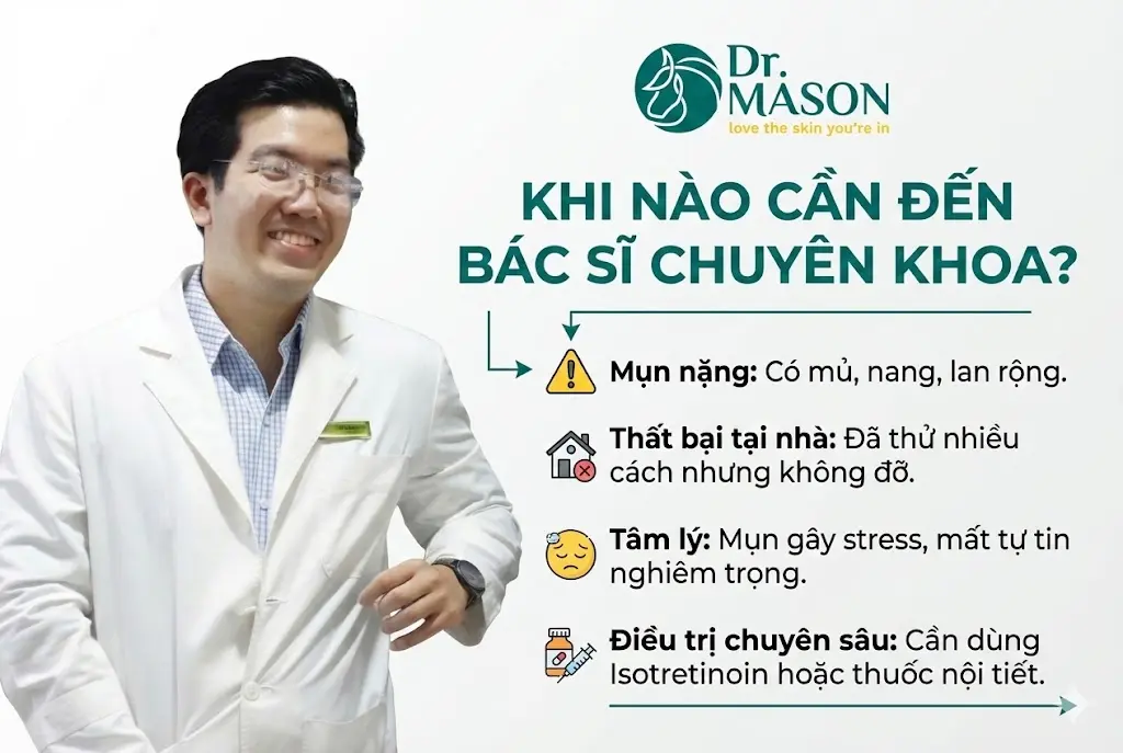 khi nào cần gặp bác sĩ chuyên khoa