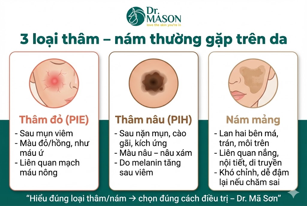 các loại tăng sắc tố