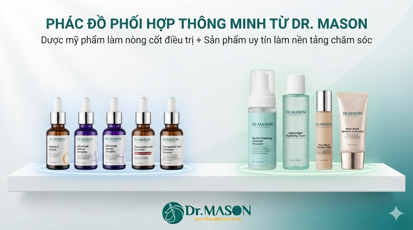 Phác đồ phối hợp chăm sóc da