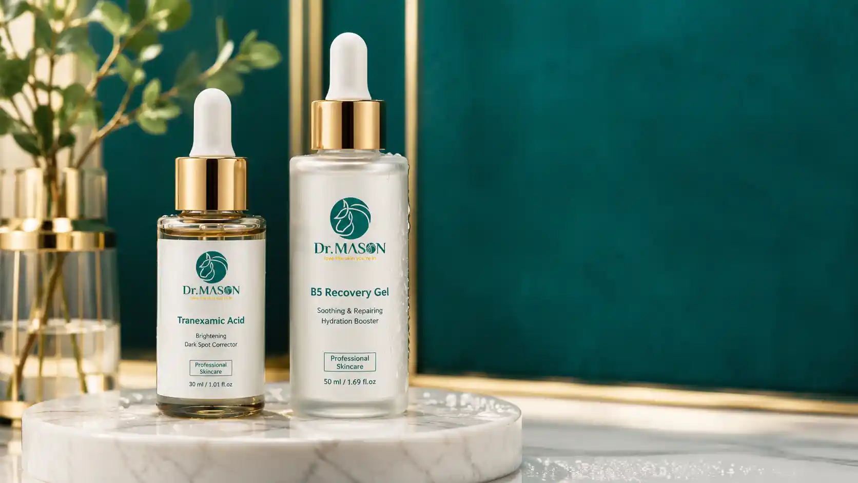 Phục hồi da sau laser bằng Tranexamic Acid và Azelaic Acid