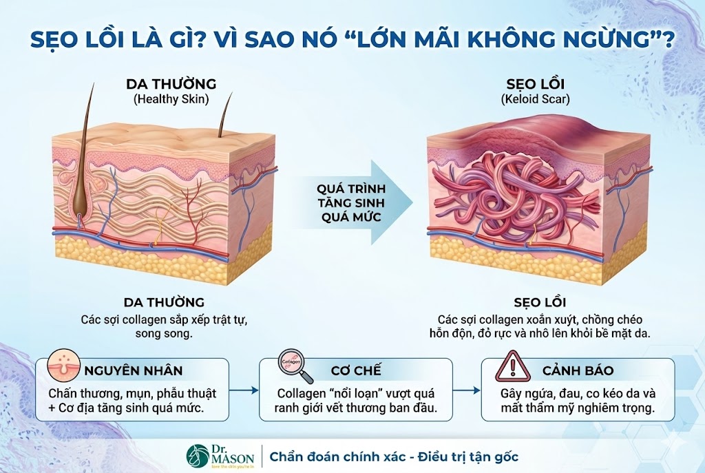 sẹo lồi là gì?