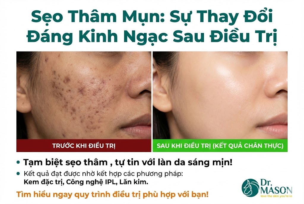 sẹo thâm mụn