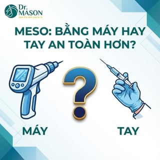 So sánh tiêm mesotherapy bằng tay và bằng máy