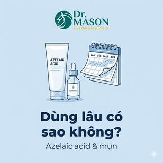 Dùng Azelaic acid lâu dài được không? Bác sĩ giải đáp