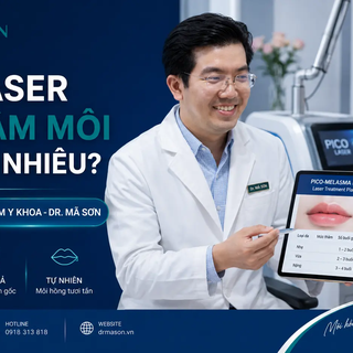 Giá laser trị thâm môi