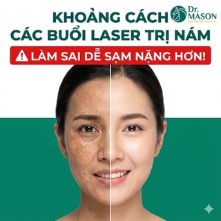 Khoảng cách giữa các lần laser trị nám bao lâu là hợp lý ?