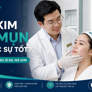 Lăn kim trị mụn có tốt không?