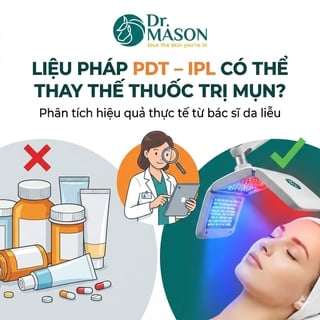 Liệu pháp PDT – IPL có thể thay thế thuốc trị mụn?