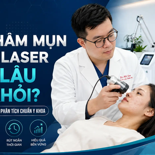 Trị thâm mụn bằng laser bao lâu thì hết
