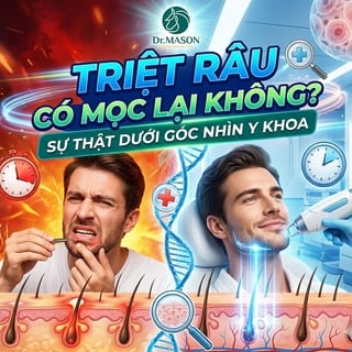 Triệt Râu Có Mọc Lại Không? Sự Thật Dưới Góc Nhìn Y Khoa