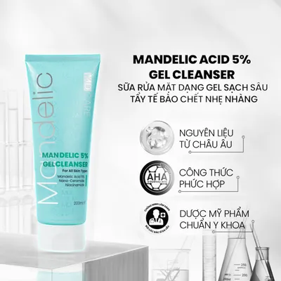MD CARE Mandelic Acid 5% Gel Cleanser 200ml