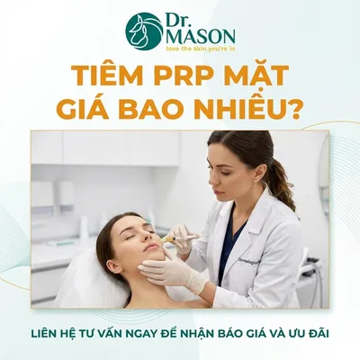 Tiêm PRP mặt giá bao nhiêu? Bảng giá