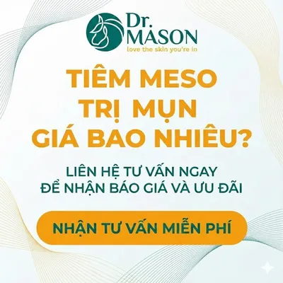 Giá tiêm meso trị mụn tại Dr Mã Sơn
