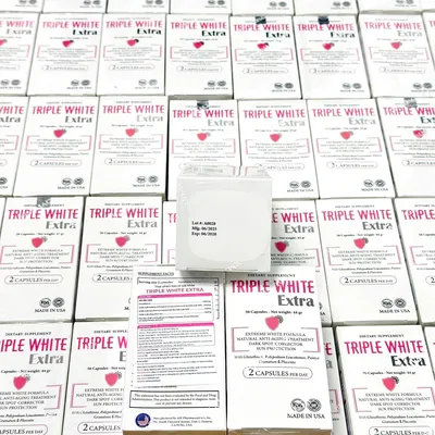 Viên uống trắng da Triple White Extra chống nắng, cải thiện thâm nám