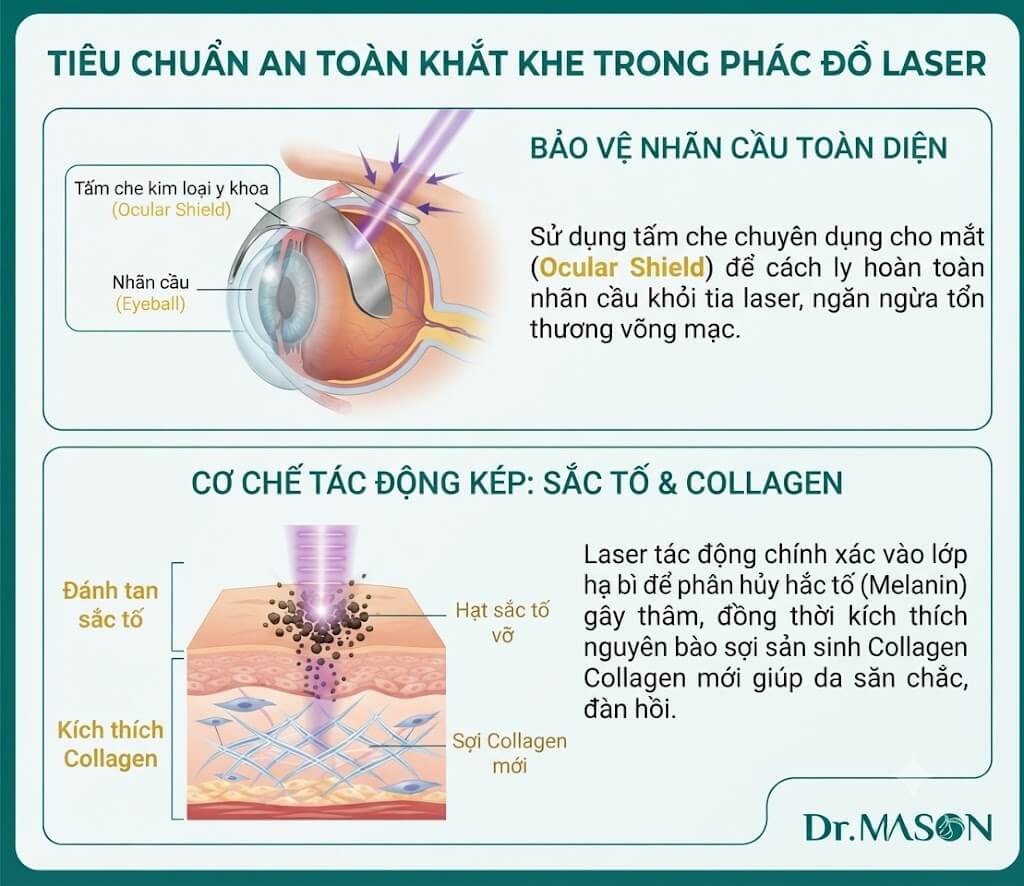 Tiêu chuẩn an toàn khi bắn laser vùng mắt