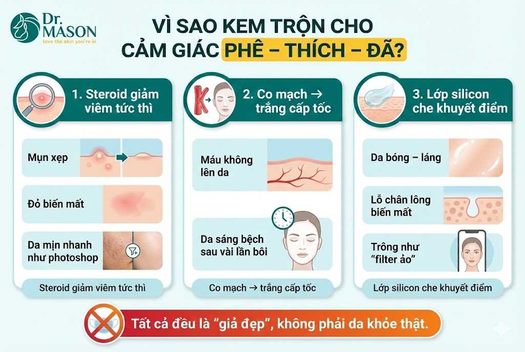 vì sao kem trộn cho cảm giác thích