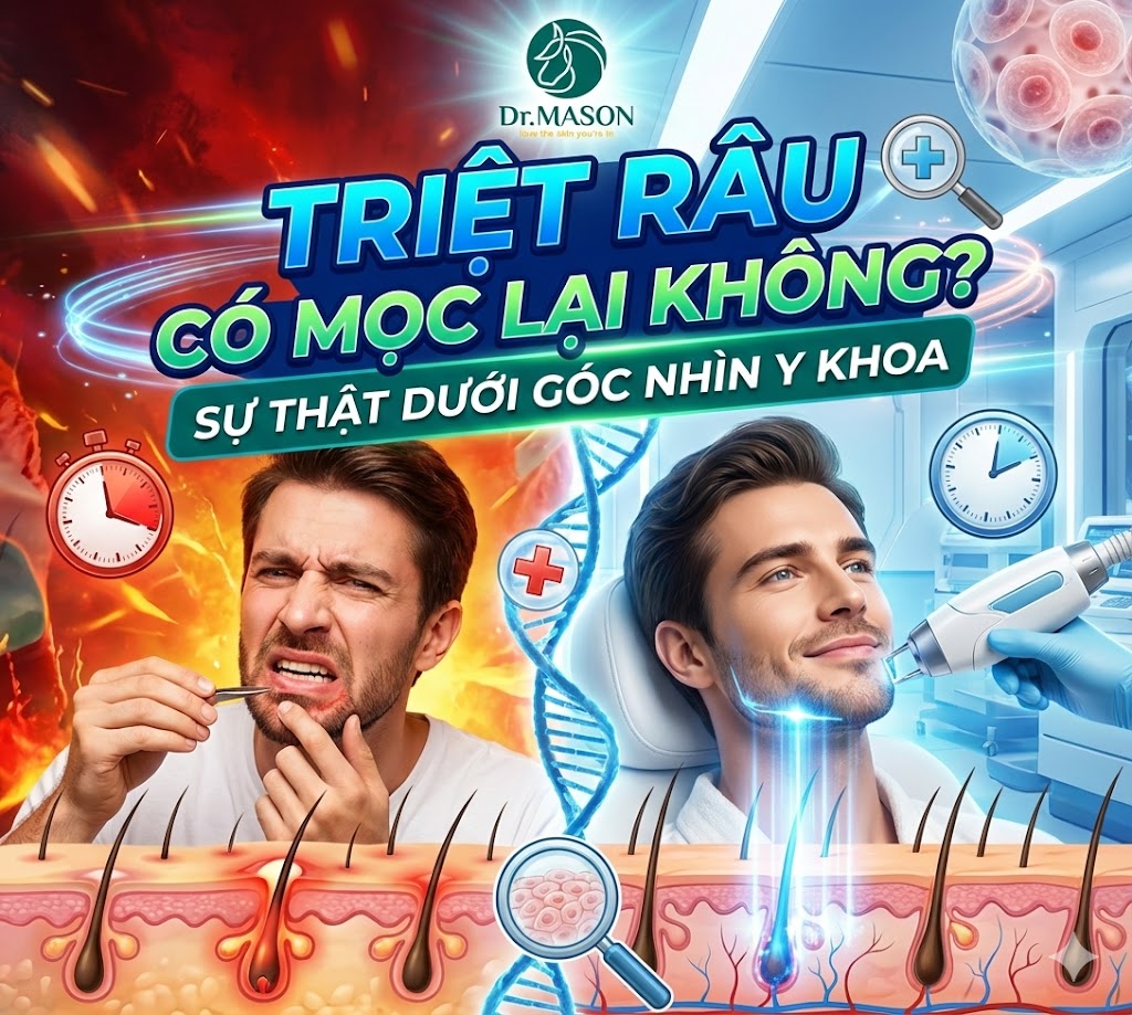 Triệt Râu Có Mọc Lại Không? Bác sĩ giải đáp
