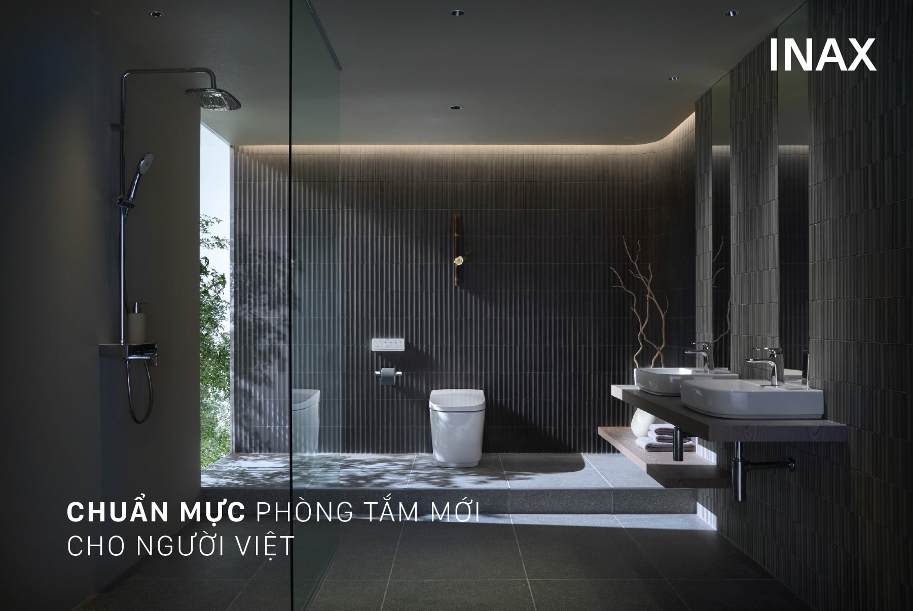 phòng tắm tối giản phòng tắm tối giản