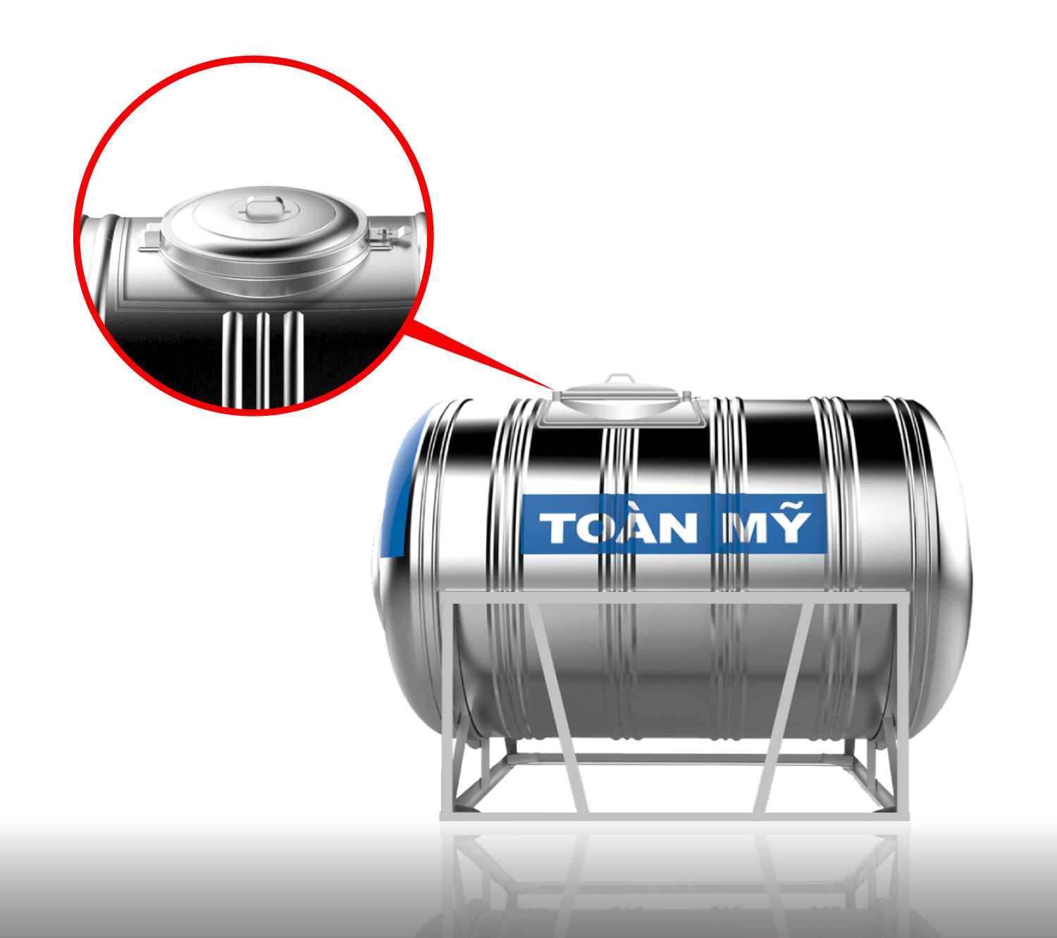 bồn inox toàn mỹ 1000l bồn inox toàn mỹ 1000l