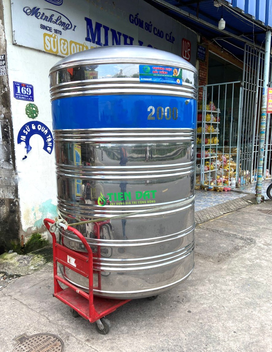 bồn inox toàn mỹ 2000l bồn inox toàn mỹ 2000l