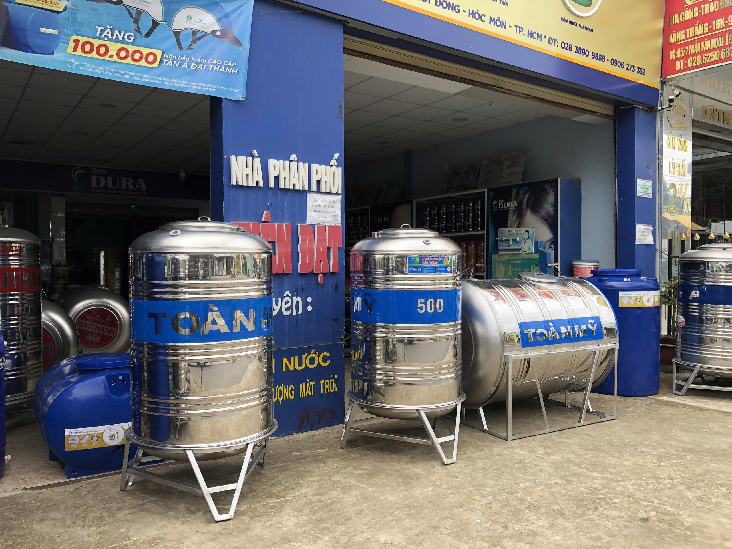 Bồn inox Toàn Mỹ – Sự lựa chọn hàng đầu của người dân vùng biển Hồ Tràm Bồn inox Toàn Mỹ – Sự lựa chọn hàng đầu của người dân vùng biển Hồ Tràm