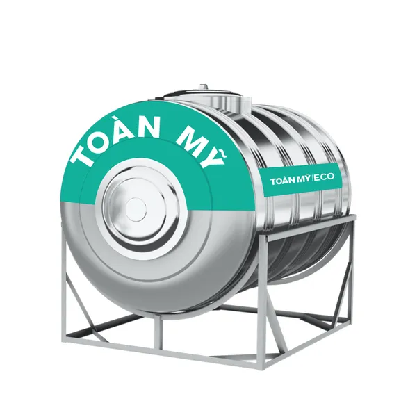 Bồn inox Toàn Mỹ Eco 700L ngang
