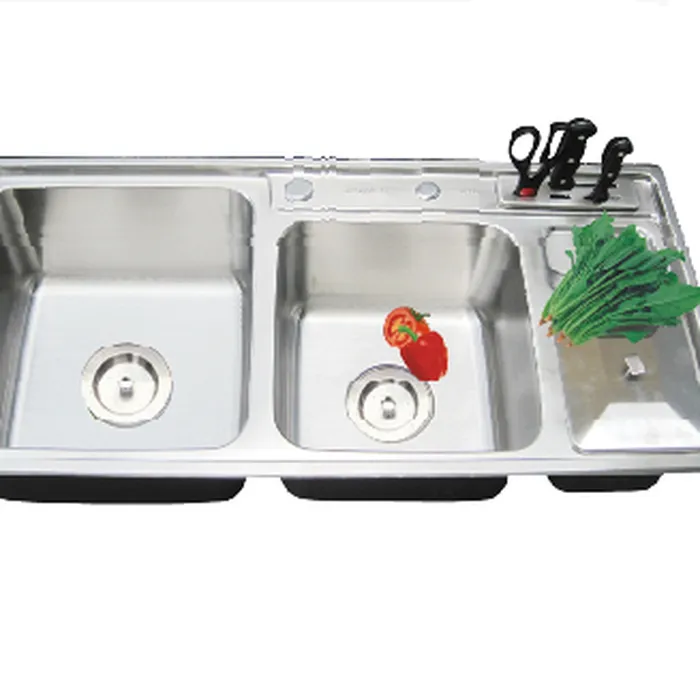 Chậu rửa inox Coldwell 2DL8448