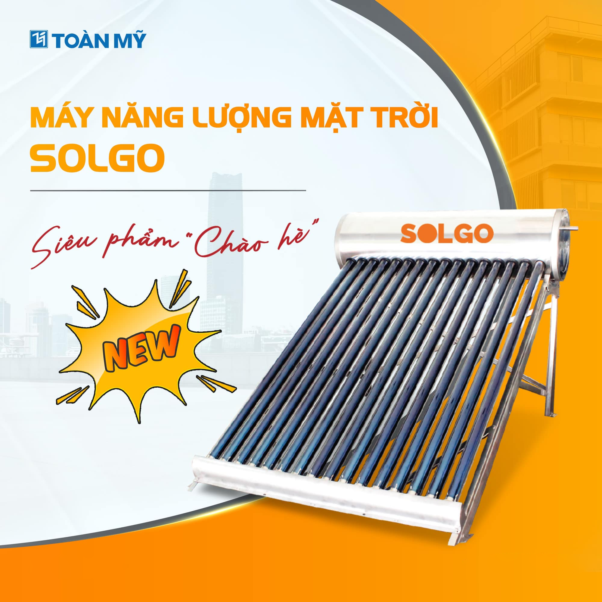 Máy nước nóng năng lượng mặt trời Toàn Mỹ SOLGO