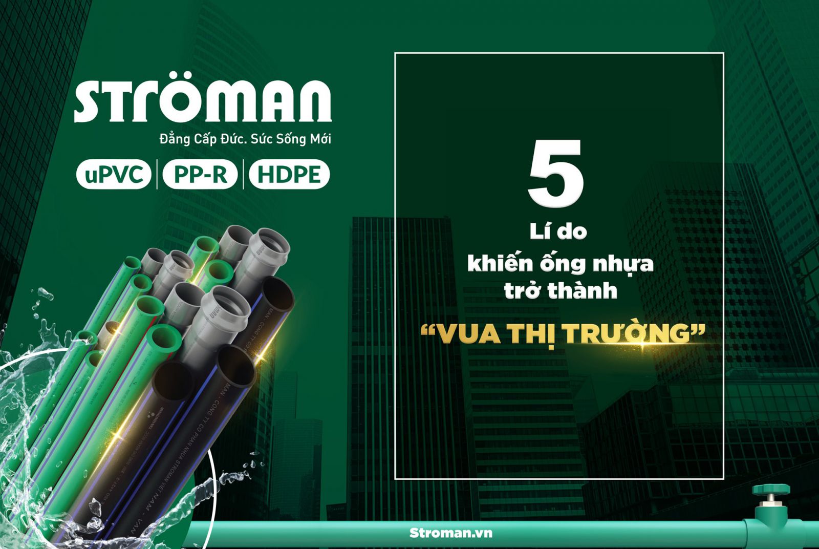 phụ kiện stroman uPVC phụ kiện stroman uPVC