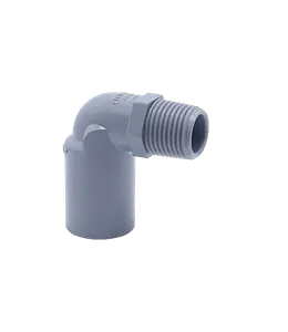 Co 90 độ ren ngoài nhựa uPVC Stroman