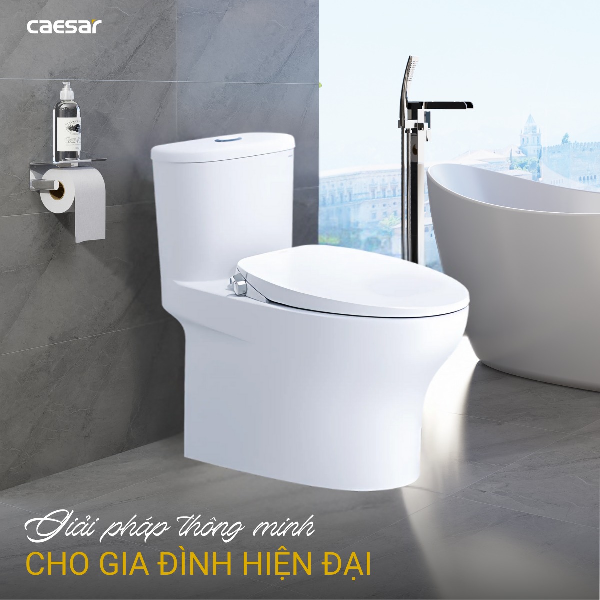 bồn cầu 1 khối caesar bồn cầu 1 khối caesar