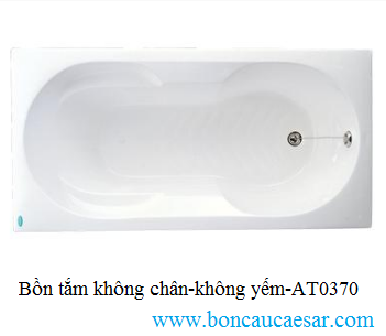 Bồn tắm không chân không yếm Caesar AT0370