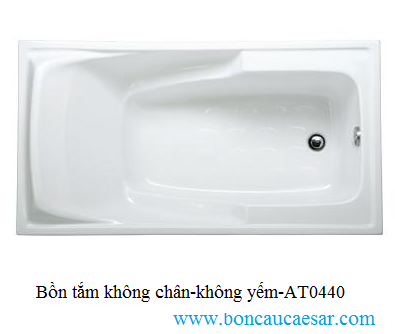 Bồn tắm không chân không yếm Caesar AT0440