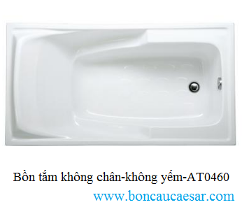 Bồn tắm không chân không yếm AT0460