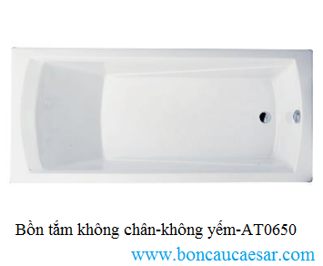 Bồn tắm không chân không yếm AT0650