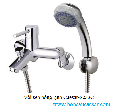 Vòi sen nóng lạnh Caesar-S233C