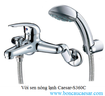 Vòi sen nóng lạnh Caesar-S360C