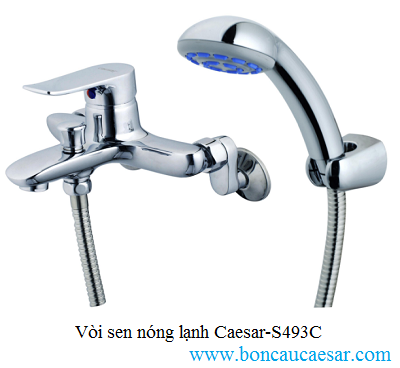 Vòi sen nóng lạnh Caesar-S493C
