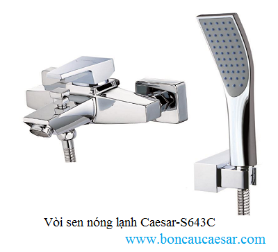 Vòi sen nóng lạnh Caesar-S643C