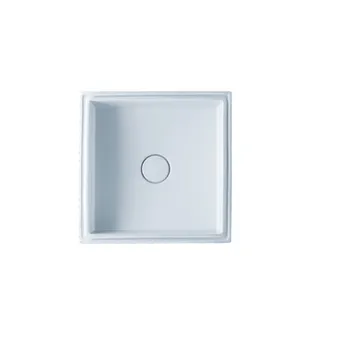 Lavabo âm bàn Caesar LF5128 trụ xả nắp sứ