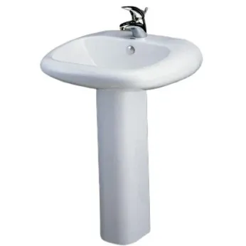 Lavabo chân đứng Caesar L2560+P2438