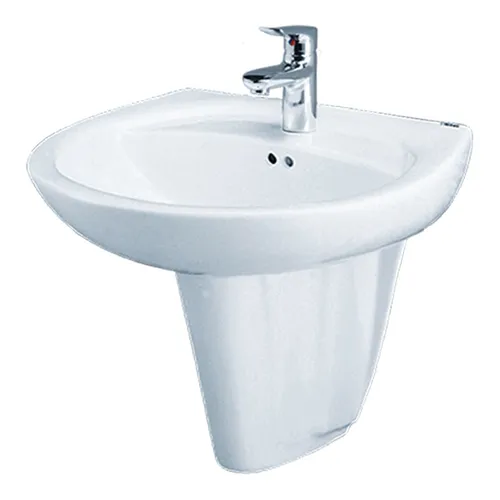 Lavabo treo góc Caesar L2220+P2436