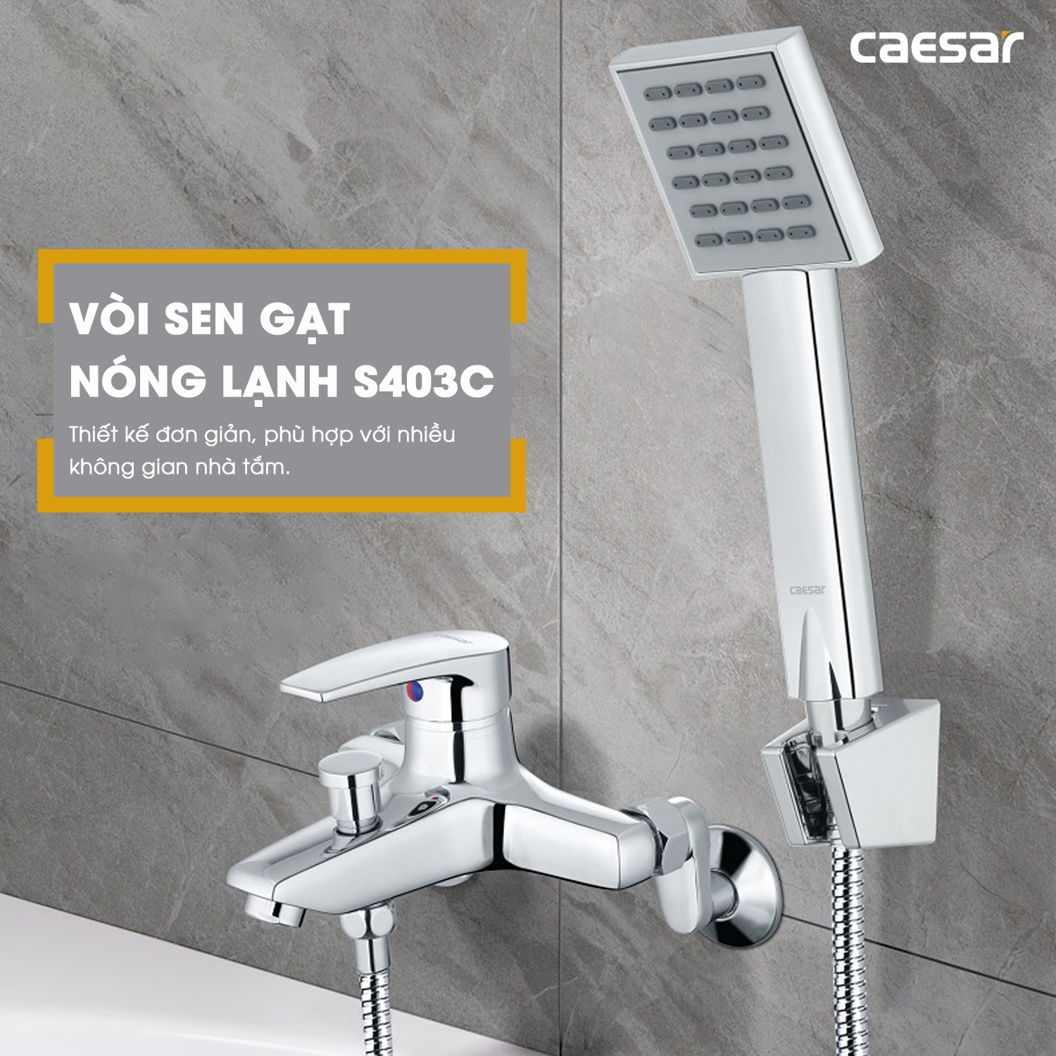 vòi sen nóng lạnh caesar vòi sen nóng lạnh caesar